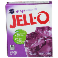 Jell-O Grape Gelatin Dessert - 0.75 Ounce - 4 Count
