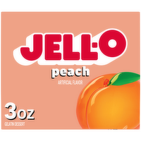 Jell-O Peach Gelatin Dessert - 3 Ounce