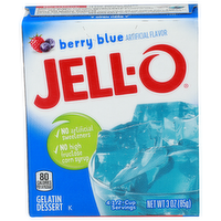 Jell-O Berry Blue Gelatin Dessert - 3 Ounce