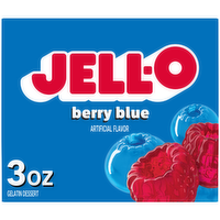 Jell-O Berry Blue Gelatin Dessert - 3 Ounce