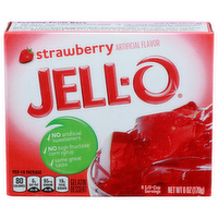 Jell-O Strawberry Gelatin Dessert - 0.75 Ounce - 8 Count