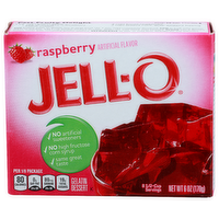 Jell-O Raspberry Gelatin Dessert - 0.75 Ounce - 8 Count