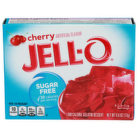 Jell-O Cherry Low Calorie Sugar Free Gelatin Dessert - 0.075 Ounce - 8 Count