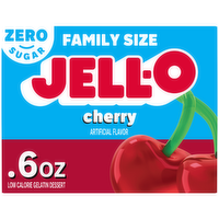 Jell-O Cherry Low Calorie Sugar Free Gelatin Dessert - 0.6 Ounce