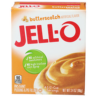 Jell-O Butterscotch Instant Pudding & Pie Filling - 3.4 Ounce