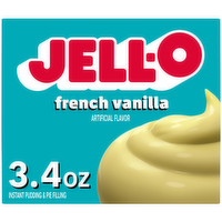 Jell-O French Vanilla Instant Pudding & Pie Filling - 3.4 Ounce