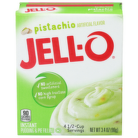 Jell-O Pistachio Instant Pudding & Pie Filling - 0.85 Ounce - 4 Count