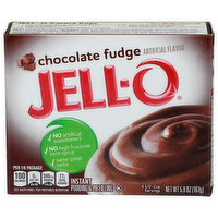 Jell-O Chocolate Fudge Instant Pudding & Pie Filling - 0.983 Ounce - 6 Count