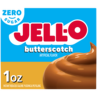 Jell-O Butterscotch Instant Reduced Calorie Pudding & Pie Filling - 1 Ounce