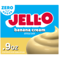 Jell-O Banana Cream Instant Reduced Calorie Sugar Free Pudding & Pie Filling - 0.9 Ounce