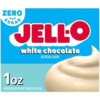 Jell-O White Chocolate Sugar Free Fat Instant Reduced Calorie Pudding & Pie Filling - 1 Ounce