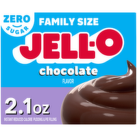 Jell-O Chocolate Instant Reduced Calorie Sugar Free Pudding & Pie Filling - 2.1 Ounce