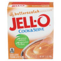 Jell-O Butterscotch Pudding & Pie Filling - 0.875 Ounce - 4 Count