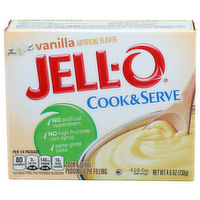 Jell-O Vanilla Pudding & Pie Filling - 0.767 Ounce - 6 Count