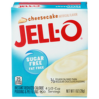 Jell-O Cheesecake Sugar Free Fat Instant Reduced Calorie Pudding & Pie Filling - 1 Ounce
