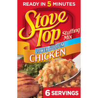 Stove Top Lower Sodium For Chicken Stuffing Mix - 6 Ounce
