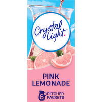Crystal Light Pink Lemonade Pitcher Packets Drink Mix - 2.9 Ounce