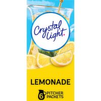 Crystal Light Lemonade Pitcher Packets Drink Mix - 3.2 Ounce