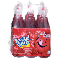 Kool-Aid Bursts Cherry Soft Drink - 6.75 Fluid Ounce - 6 Count