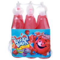 Kool-Aid Bursts Tropical Punch Soft Drink - 6.75 Fluid Ounce - 6 Count