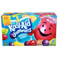 Kool-Aid Jammers Tropical Punch Drink Pouches - 6 Fluid Ounce - 10 Count
