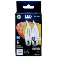 Ge Soft White Led Cam - 2 Count