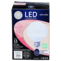Ge Soft White Led G25 Bulb - 1 Count