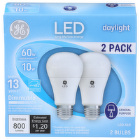 Ge Daylight Led - 2 Count