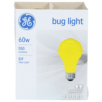Ge Bug Light Outdoor A19 Bulb - 2 Count
