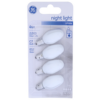 Ge White Night Light - 4 Count