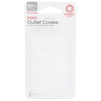 Power Gear Safety Outlet Covers - 8 Count