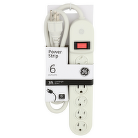 Ge 6 Outlets Power Strip - 1 Each