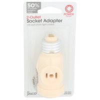 Power Gear 2-Outlet Socket Adapter - 1 Each