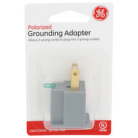 Ge 15a125vac 1875w Max Polarized Grounding Adapter - 1 Each