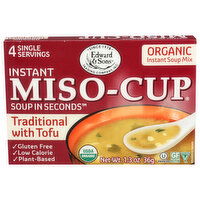 Edward & Sons Miso-Cup Traditional w Tofu - 0.325 Ounce - 4 Count