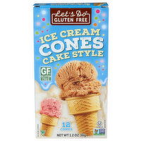 Let's Do Gluten Free Ice Cream Cone Cake Style - 0.1 Ounce - 12 Count