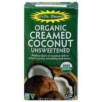 Let's Do Organic Creamed Coconut - 7 Ounce