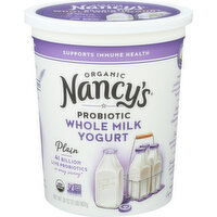 NANCY'S Organic Whole Milk Yogurt Plain - 32 Ounce
