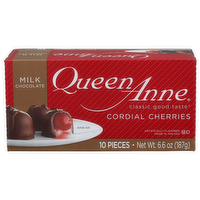 Queen Anne Cordial Cherries Milk Chocolate - 0.66 Ounce - 10 Count