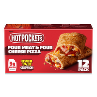 Nestle Garlic Buttery Crust Hot Pocket Four Meat & Four Cheese Pizza - 51 Ounce