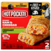 Hot Pockets Hickory Ham & Cheddar Croissant Crust - 4.5 Ounce - 2 Count