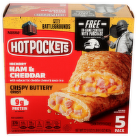 Nestle Crispy Buttery Crust Hickory Ham & Cheddar - 3.2 Ounce - 5 Count