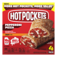 Hot Pockets Crispy Crust Pepperoni Frozen Sandwiches - 18 Ounce