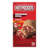 Hot Pockets Crispy Crust Pepperoni Pizza Frozen Sandwiches - 54 Ounce