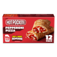 Hot Pockets Crispy Crust Pepperoni Pizza Frozen Sandwiches - 54 Ounce