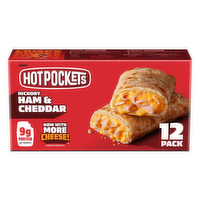 Hot Pockets Hickory Ham & Cheddar Croissant Crust - 54 Ounce