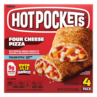 Hot Pockets Italian-Style Seasoned Crust Four Cheese Pizza Frozen Sandwiches - 17 Ounce