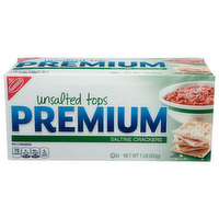 Nabisco Premium Unsalted Tops Saltine Crackers - 1 Pound