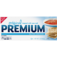 PREMIUM Original Saltine Crackers, Lunch Snacks - 16 Ounce