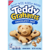 TEDDY GRAHAMS Chocolate Chip Chocolatey Graham Snacks, Kids - 10 Ounce